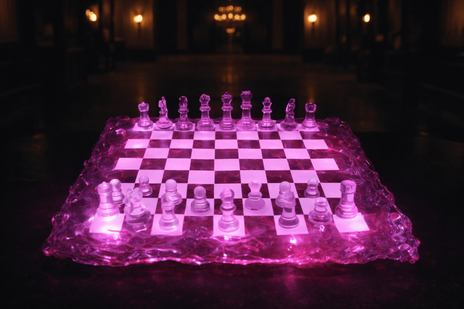 Icey Amethyst Chess