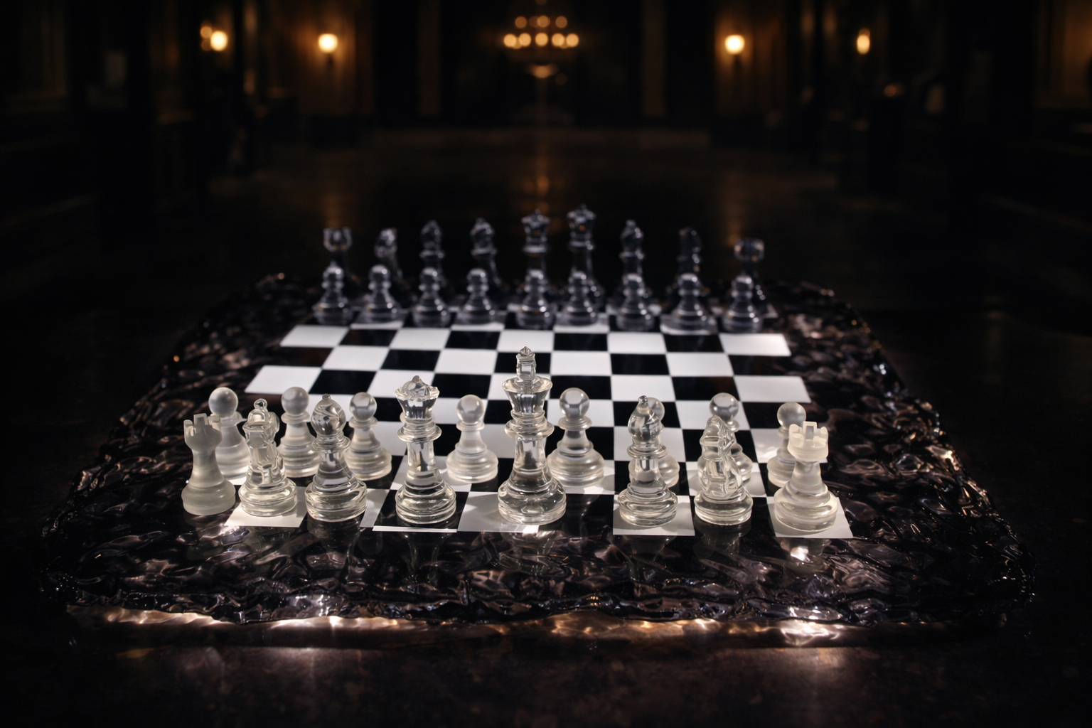 Icey Obsedian Chess