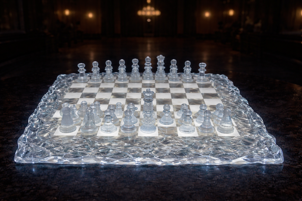 Icey White Walker Chess