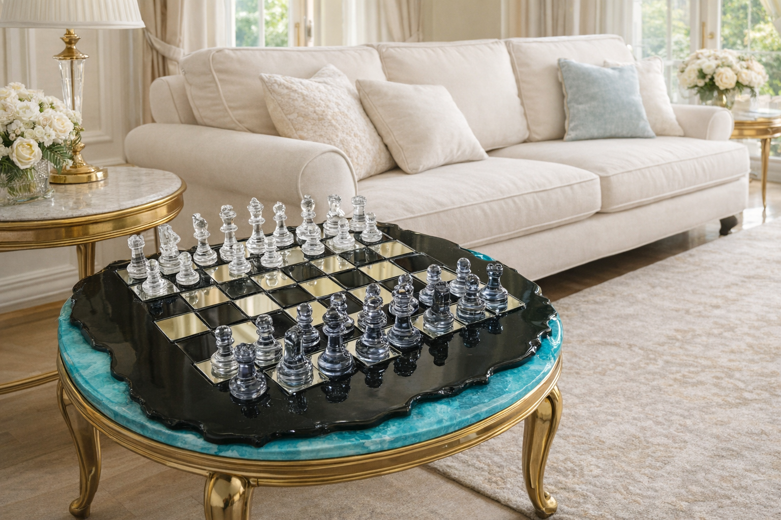 Solid Black Chess