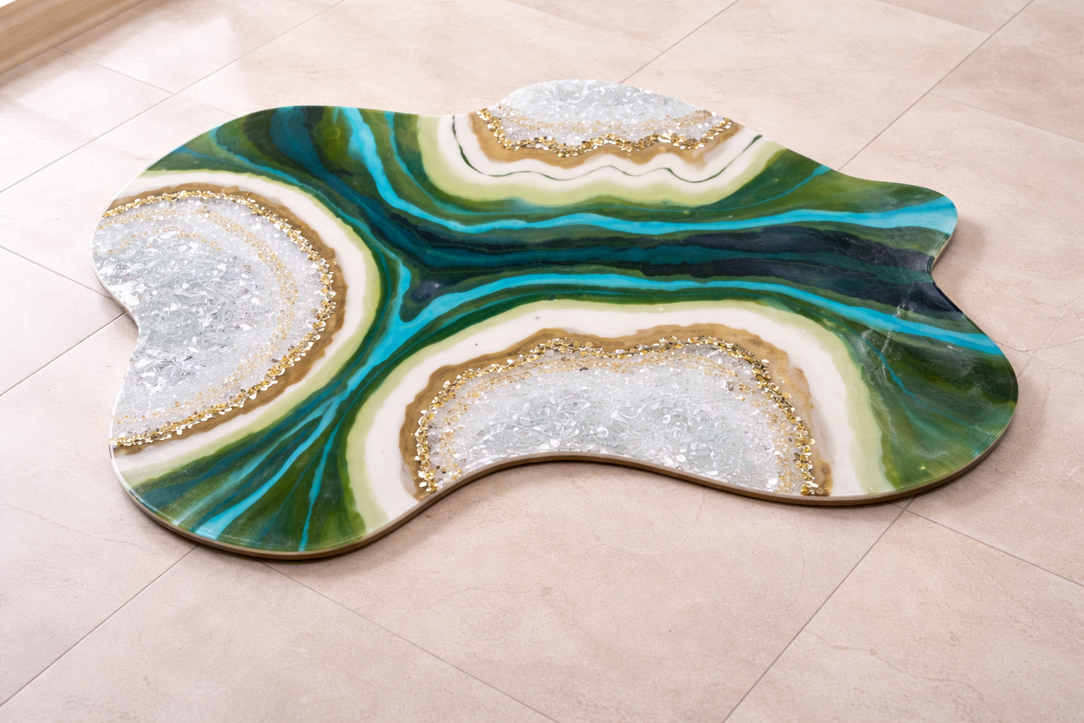 Geode Resin Table