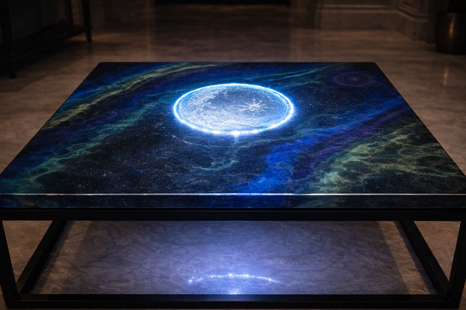 Moon Resin Table